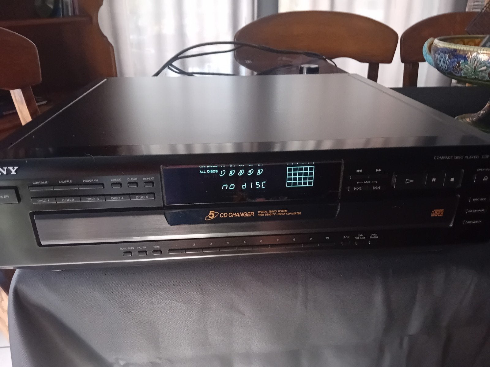 Sony cd speler, Ophalen, Sony