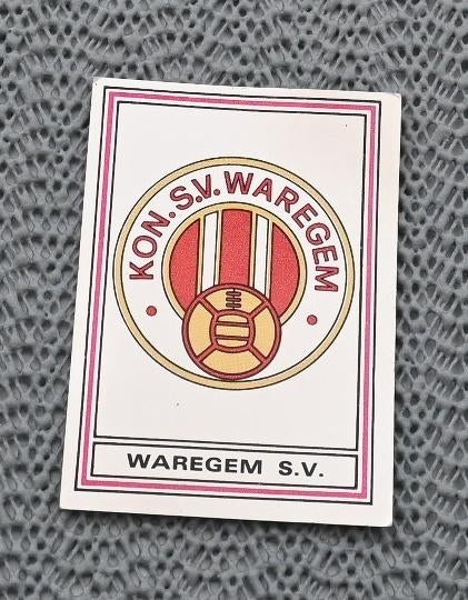 Panini / Football 80 / Embleem S.V. Waregem, Ophalen of Verzenden, Zo goed als nieuw, Poster, Plaatje of Sticker