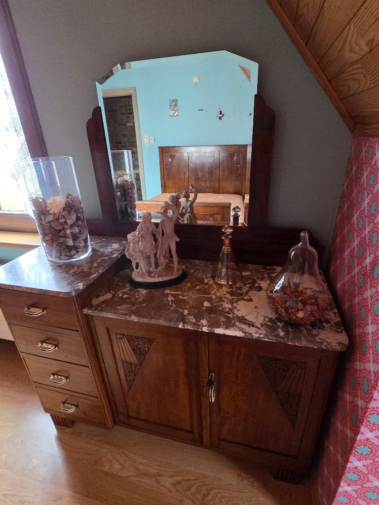Slaap kamer, Antiek, Brun, Enlèvement, Utilisé