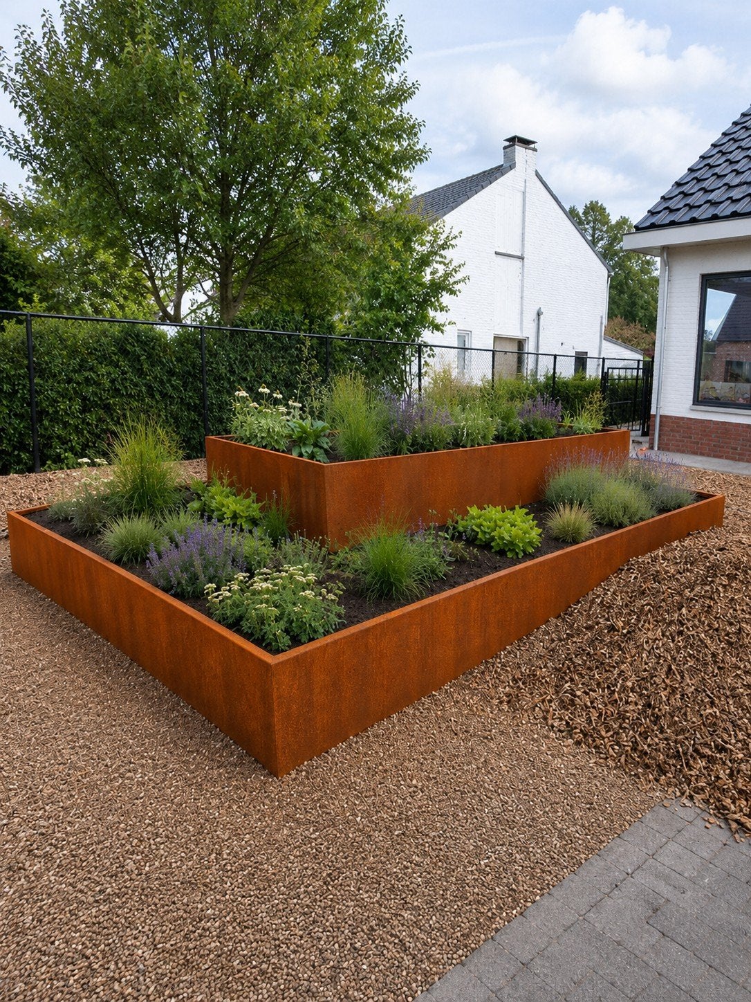 Cortenstaal bloembakken, Tuin en Terras, Ophalen, Balkon