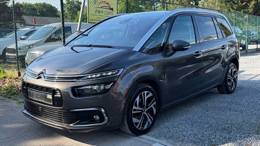 Citroën Grand C4 Picasso 1.6 Benzine Automaat bj 2017, Auto's, Bluetooth, Gebruikt, 4 cilinders, C4 (Grand) Picasso