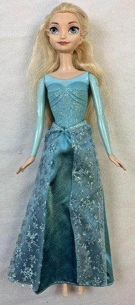 Poupée Disney Frozen Elsa Mattel, robe bleue classique 29 cm, Envoi, Comme neuf, Barbie