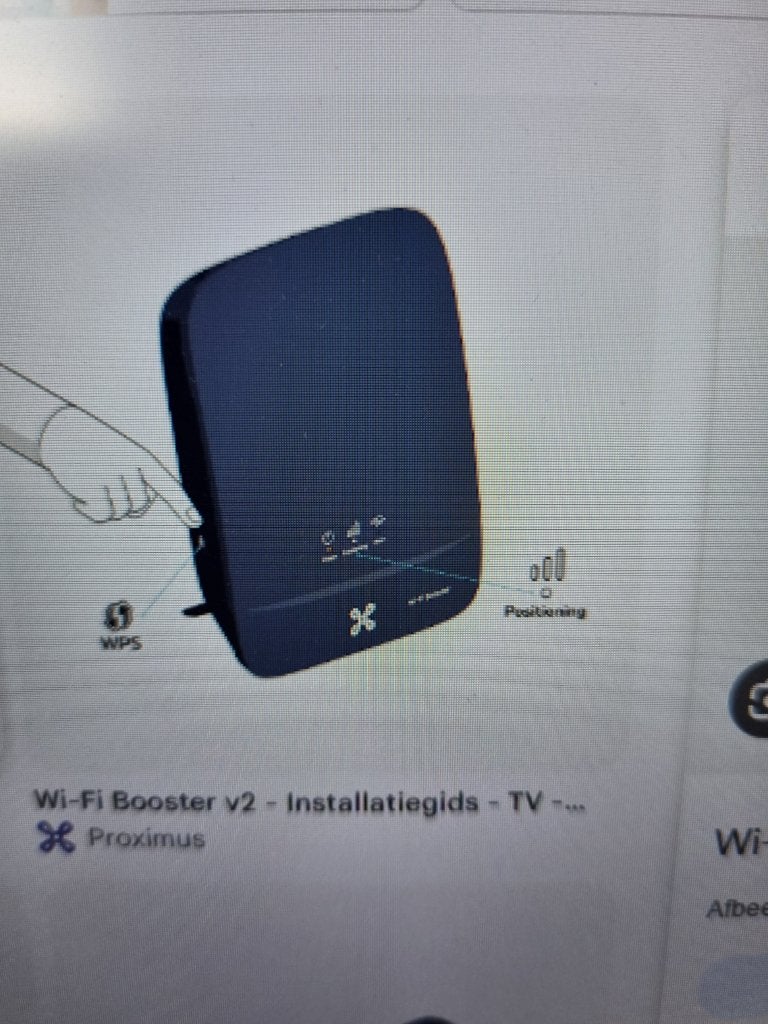 Amplificateur WiFi Proximus V2 recherché, Enlèvement ou Envoi