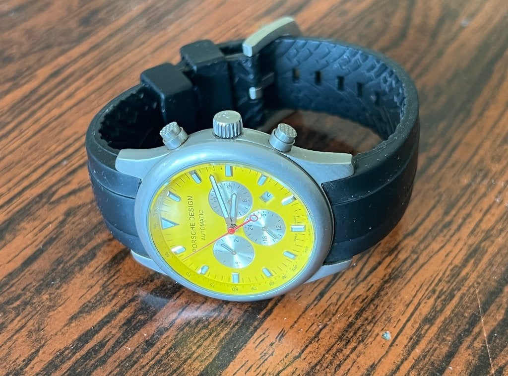 Montres hommes PORSCHE DESIGN. Automatique. SWISS., Envoi, Comme neuf, Montre-bracelet