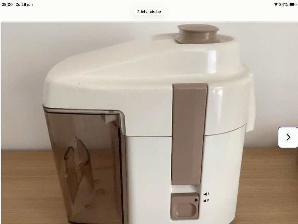 Sapcentrifuge, Elektronische apparatuur, Juicers, Ophalen of Verzenden, Gebruikt, Elektrisch, Sapcentrifuge