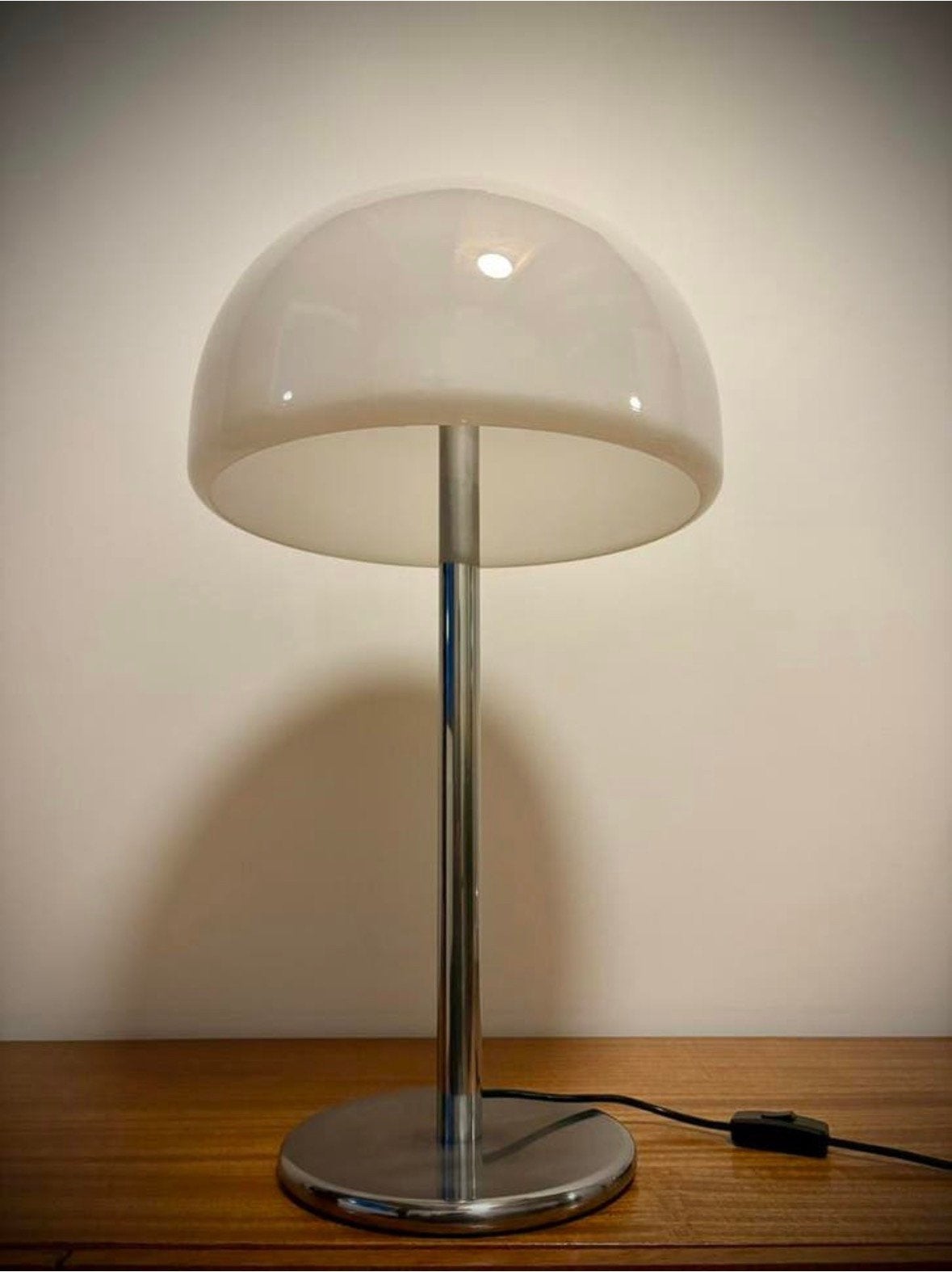 Stijlvolle Vintage Mushroom Lamp, Ophalen, Zo goed als nieuw