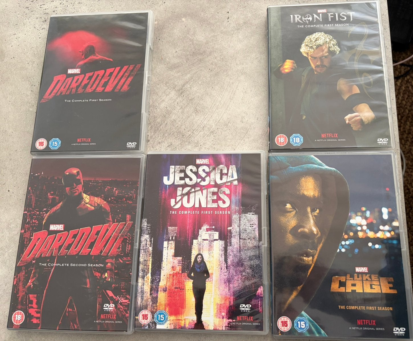 Marvel Netflix Series DVDs, Ophalen, Zo goed als nieuw