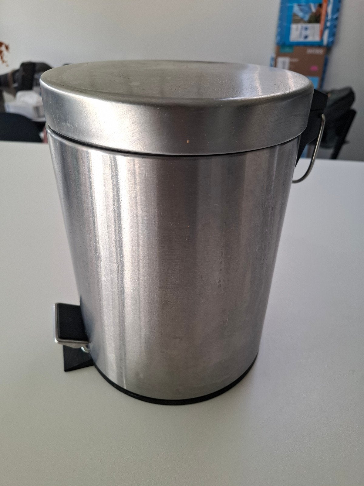Poubelle à pédale IKEA STRAPATS (acier inoxydable) — Poubell, Enlèvement ou Envoi, Synthétique