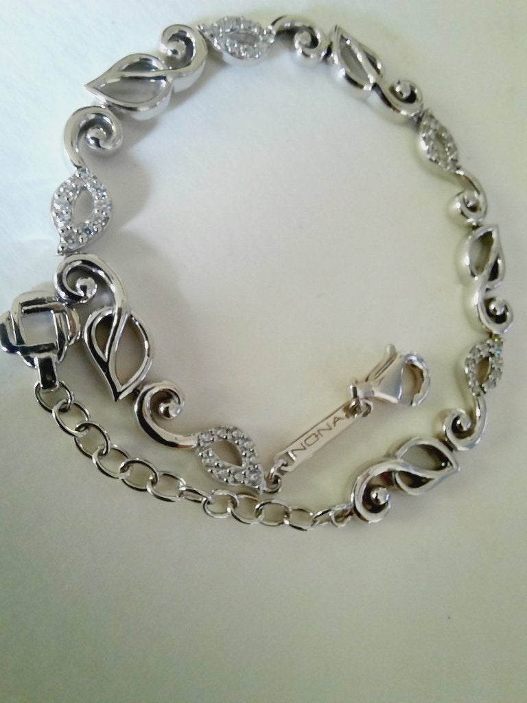 Bracelet New Nona Jewels 20 cm, Enlèvement ou Envoi, Neuf, Argent, Argent