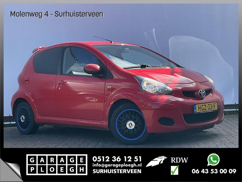 Toyota Aygo 1.0-12V Comfort Navigator 5-Deurs Airco Elek.Pak, Auto's, Toyota, Bedrijf, Handgeschakeld, Elektrische ramen, Aygo