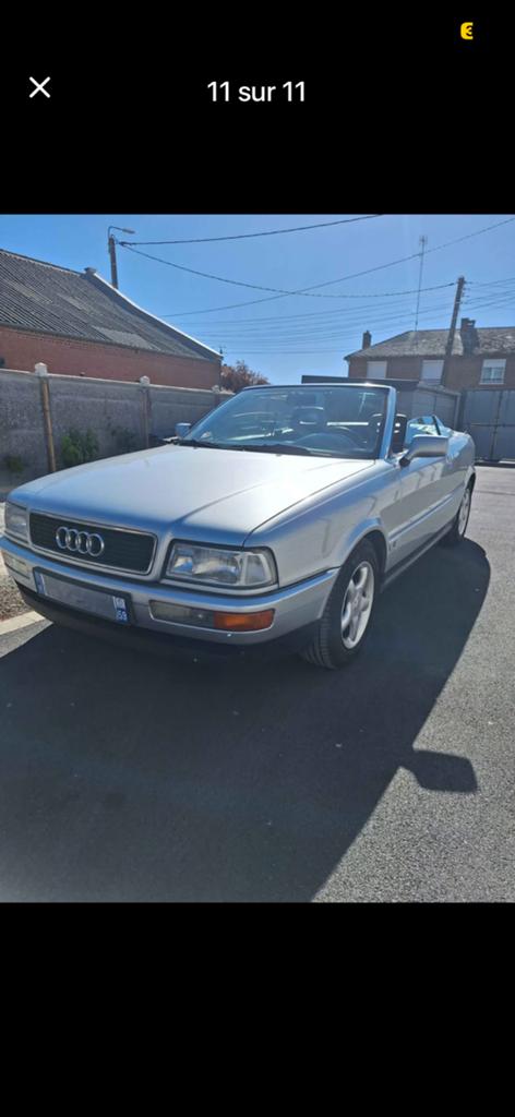 Audi 80 cabriolet 1.9tdi 1996, Auto's, Voorwielaandrijving, Cabriolet, Leder en Stof, Particulier