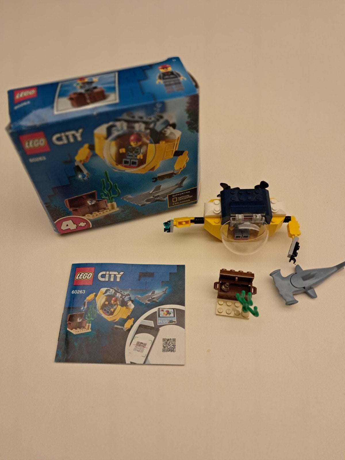 Lego 60263 Oceaan Mini- Duikboot, Lego, Inclusief accessoires, Ophalen of Verzenden, Complete set