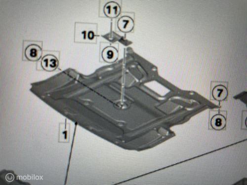Bodemplaat BMW 5-serie F10  51758035971 / 51757209540, Enlèvement, Utilisé, BMW, BMW