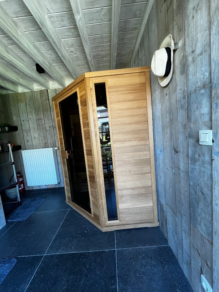Infraroodcabine - NIEUWSTAAT!, Sports & Fitness, Enlèvement, Comme neuf, Infrarouge, Sauna complet