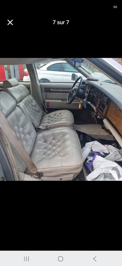Cadillac Sevilla 1984 V8, Auto's, Automaat, Achterwielaandrijving, Beige, Leder
