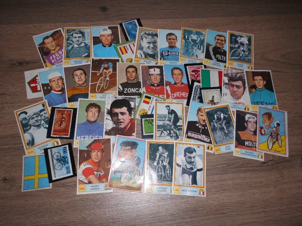lot 40 images cyclisme PANINI " sprint 71 ", Enlèvement ou Envoi