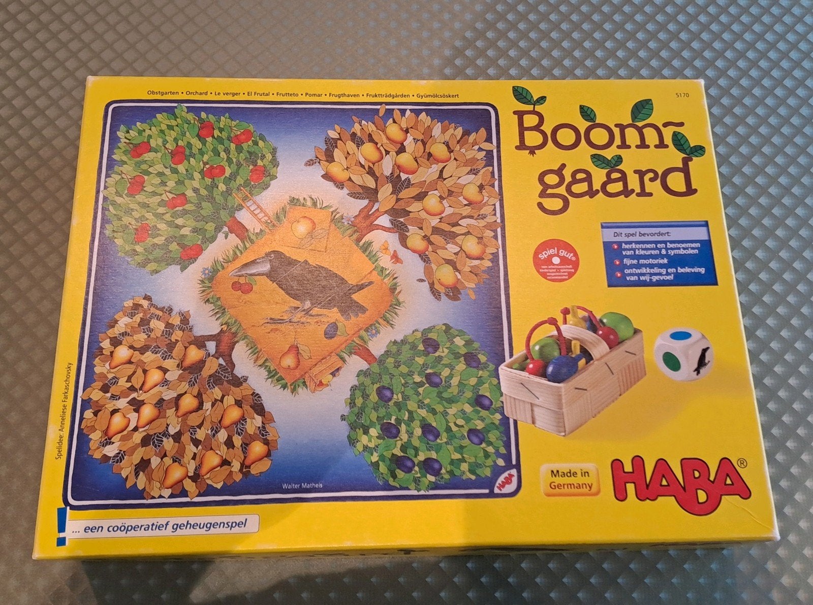 Haba spel 'Boomgaard', Vijf spelers of meer, Ophalen, Gebruikt, Haba