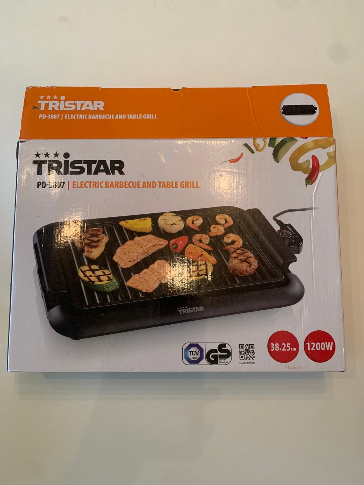 Barbecue, Elektronische apparatuur, Grillplaten, Ophalen of Verzenden, Zo goed als nieuw, Steengrill
