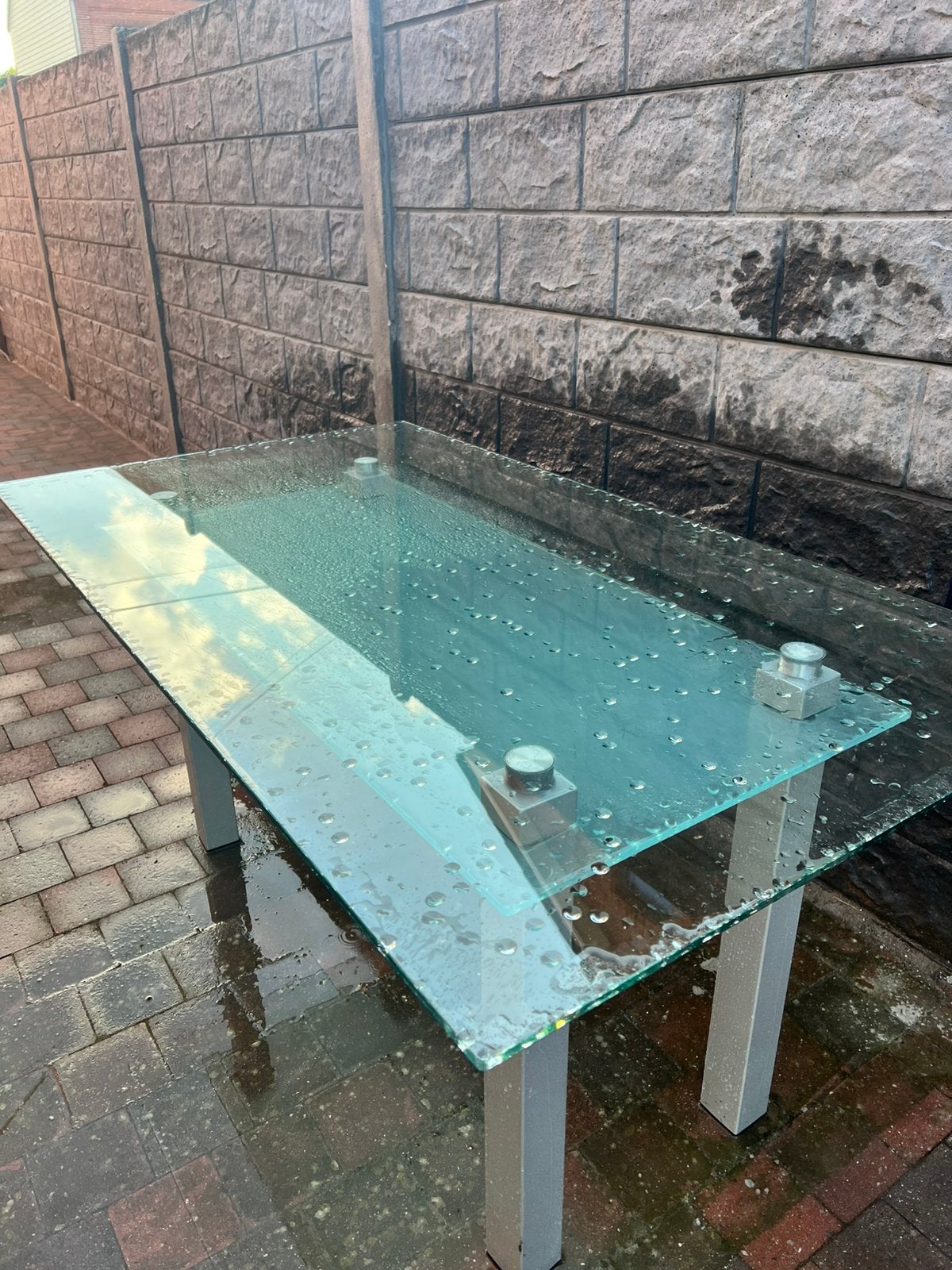 glazentafel, Ophalen, Gebruikt, Rechthoekig
