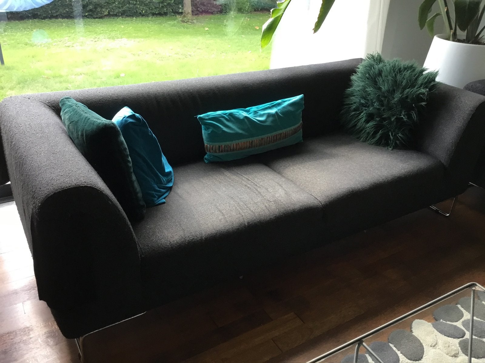 salon, 2x 2,5 zit zetels, Ophalen, Gebruikt, Driepersoons, 75 tot 100 cm
