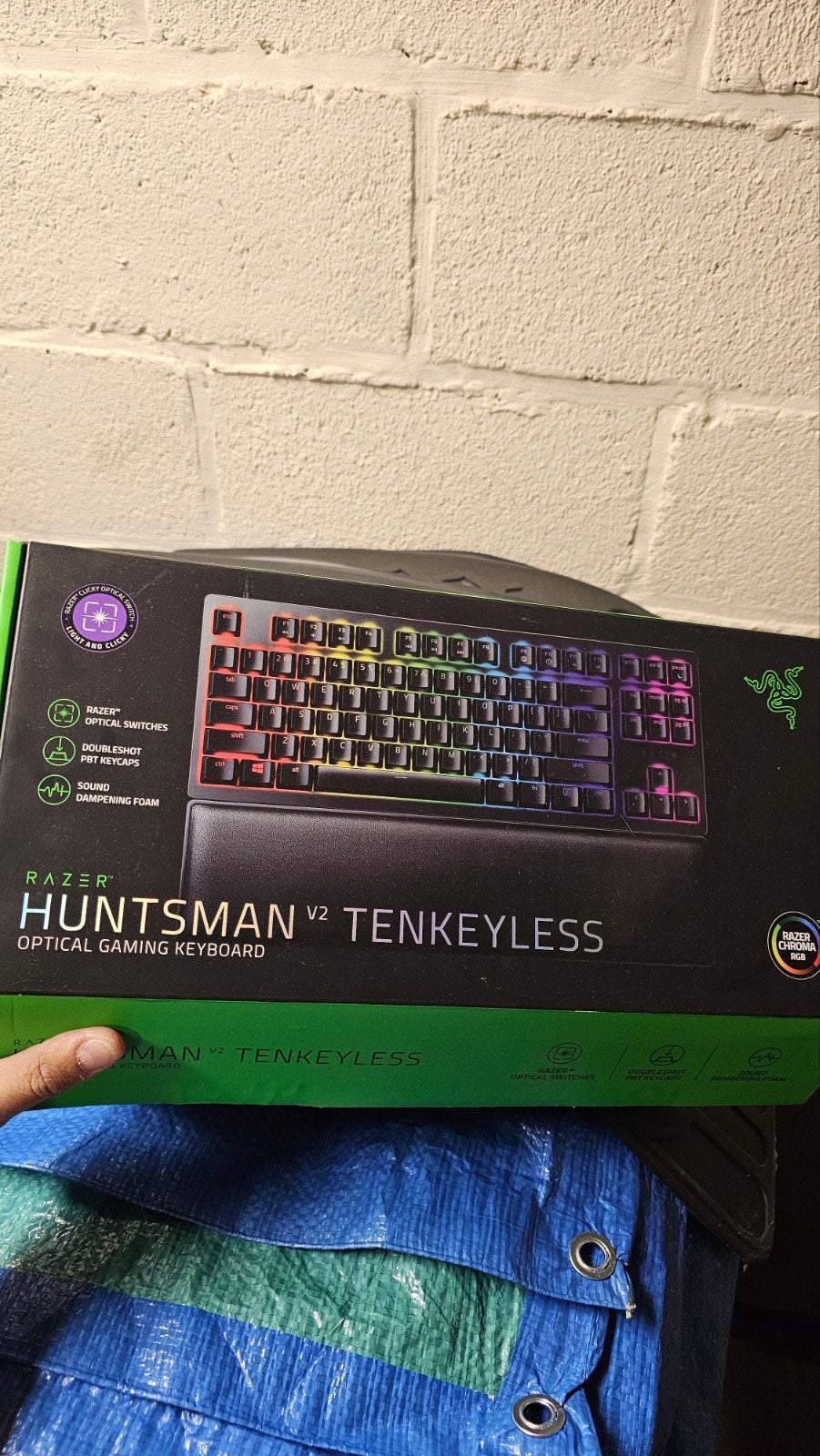 RAZER HUNTSMAN V2 TENKEYLESS Azerty, Informatique & Logiciels, Enlèvement ou Envoi, Azerty, Comme neuf, Razer