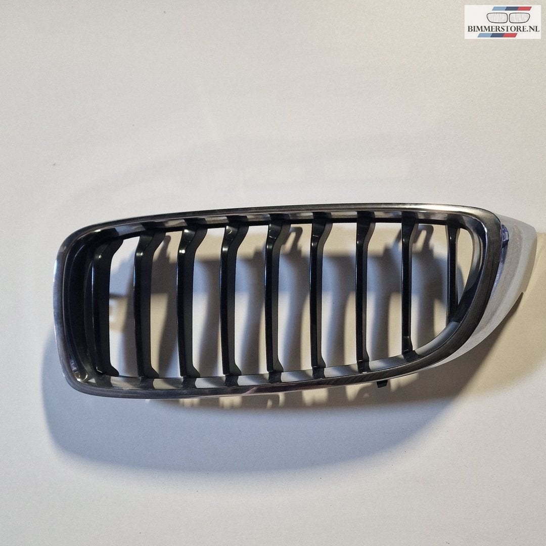 Grille chroom zwart LINKS BMW 4 serie gebruikt F32 F33 F36 -, Autos : Pièces & Accessoires, -, Utilisé, -, Enlèvement ou Envoi