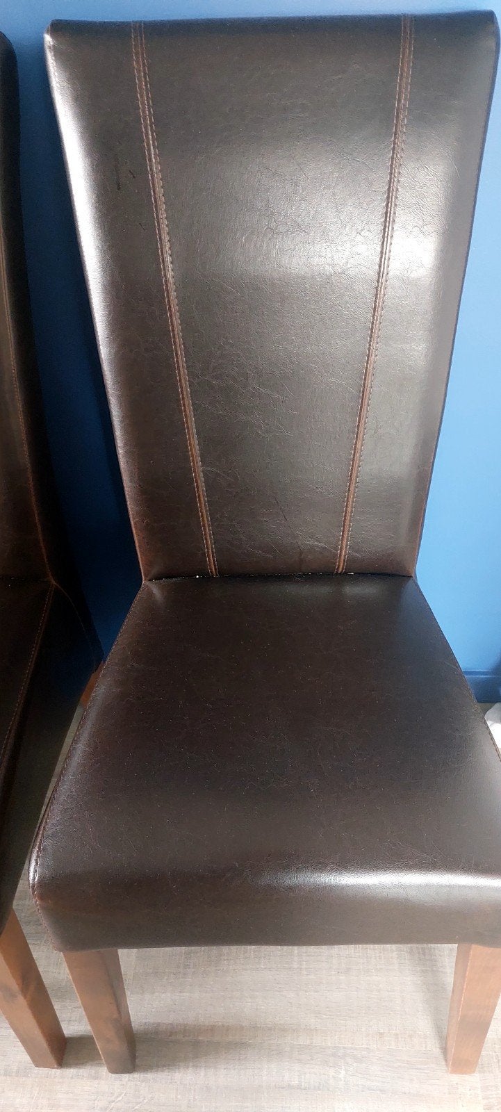stoelen, Ophalen, Gebruikt, Bruin, Leer