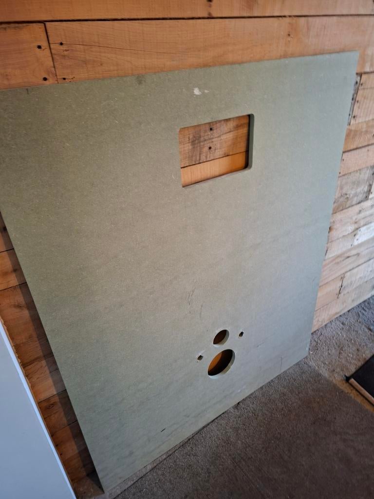 Mdf plaat toiletplaat achterwand, Doe-het-zelf en Bouw, Platen en Panelen, Ophalen