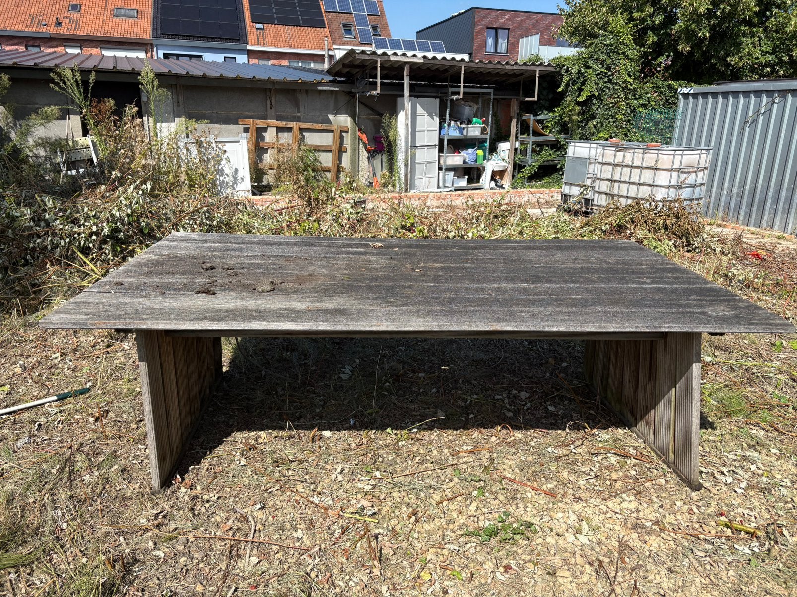 Tuintafel, Jardin & Terrasse, Tables de jardin, Enlèvement, Utilisé, Rectangulaire, Bois