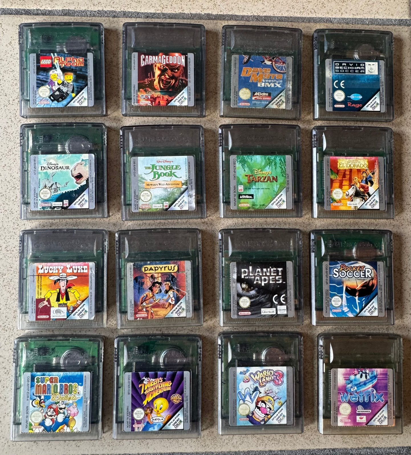 Nintendo Gameboy Color spellen, Games en Spelcomputers, Ophalen of Verzenden, Zo goed als nieuw