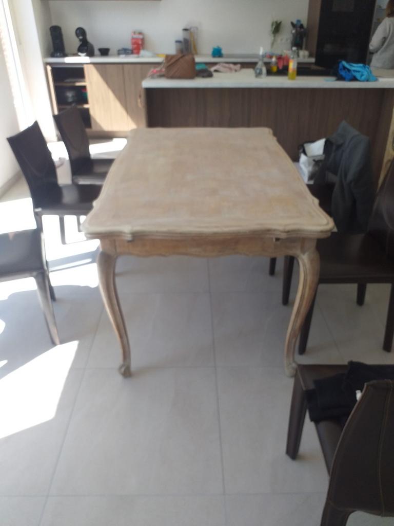 Eiken tafel te koop 1m50lengte en 90 cm breed, Ophalen