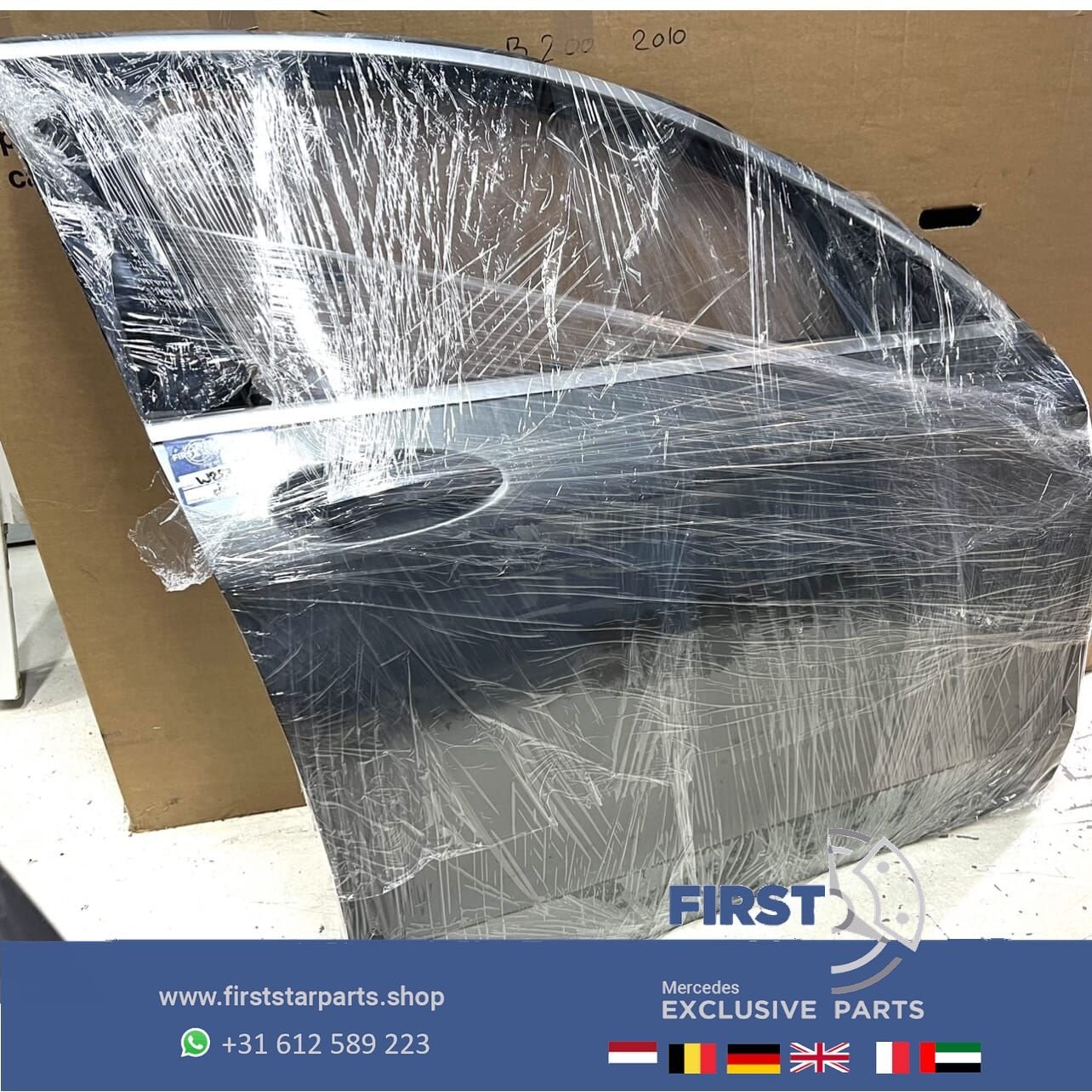 W253 GLC COUPÉ DEUR PORTIER GRIJS COMPLEET RECHTSVOOR Merced, Gebruikt, -, Deur, Ophalen of Verzenden