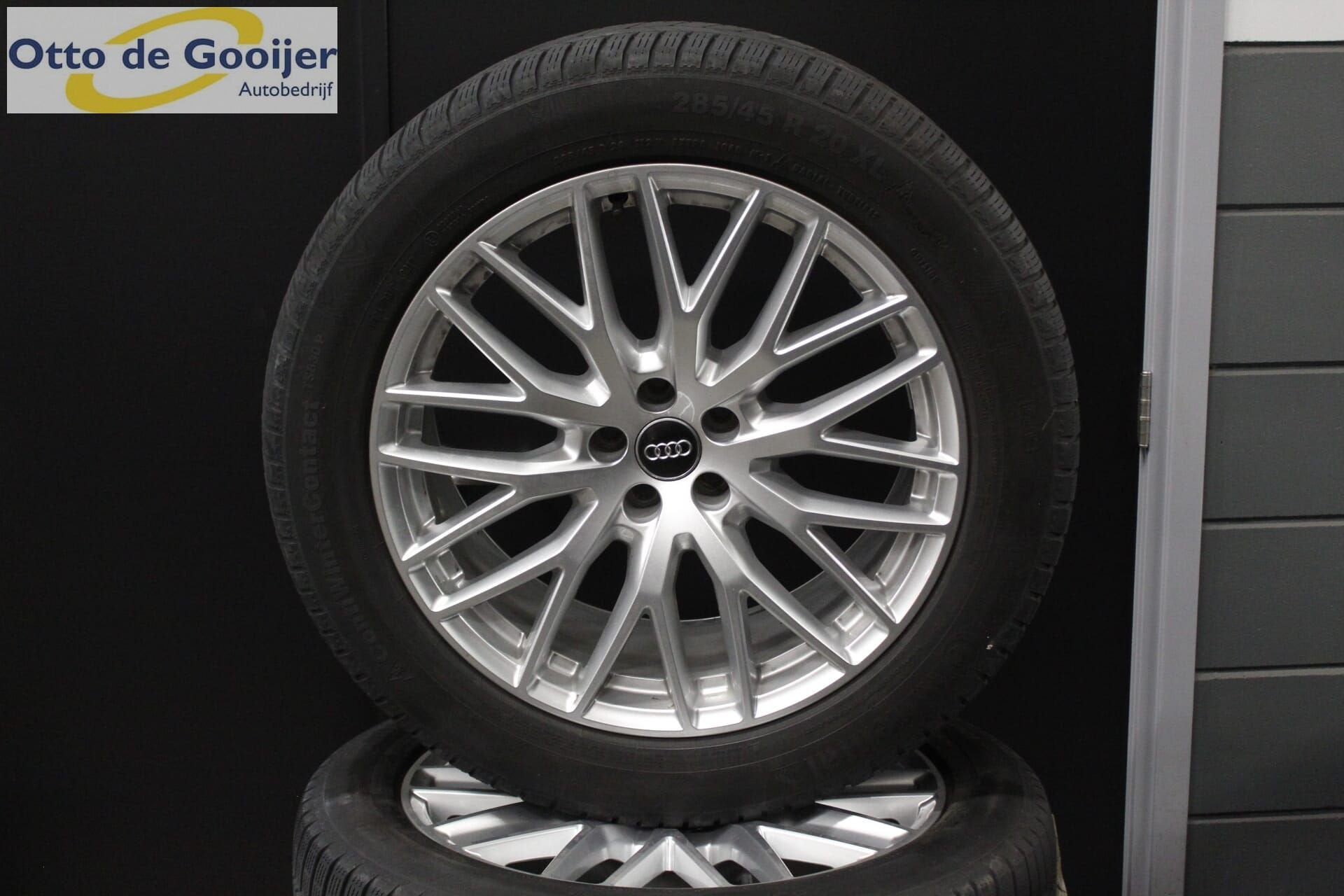 Originele Audi Q7 Velgen 20 Inch Winterbanden Continental, Auto-onderdelen, Banden en Velgen, Ophalen, Gebruikt, -, 285 mm