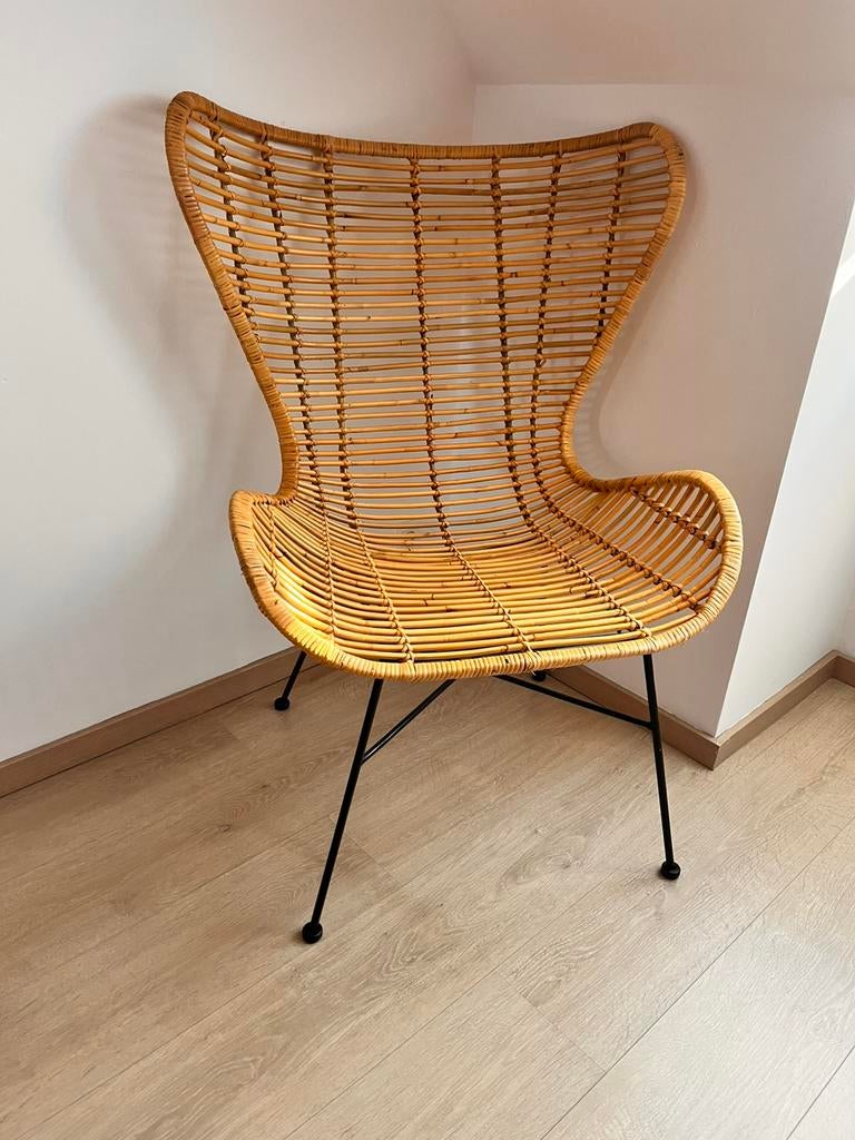 Rotan stoel, Ophalen, Zo goed als nieuw