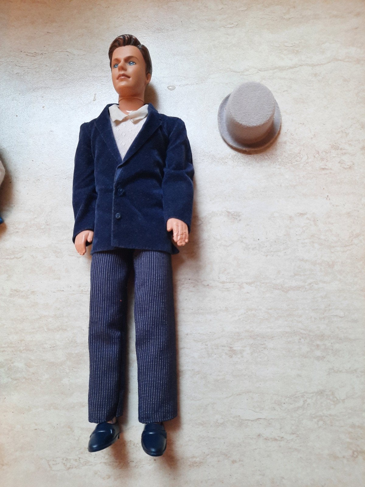 Vintage Ken Mattel 1968 met originele kleding – jaren 60/70, Verzamelen, Ophalen of Verzenden, Gebruikt, Pop