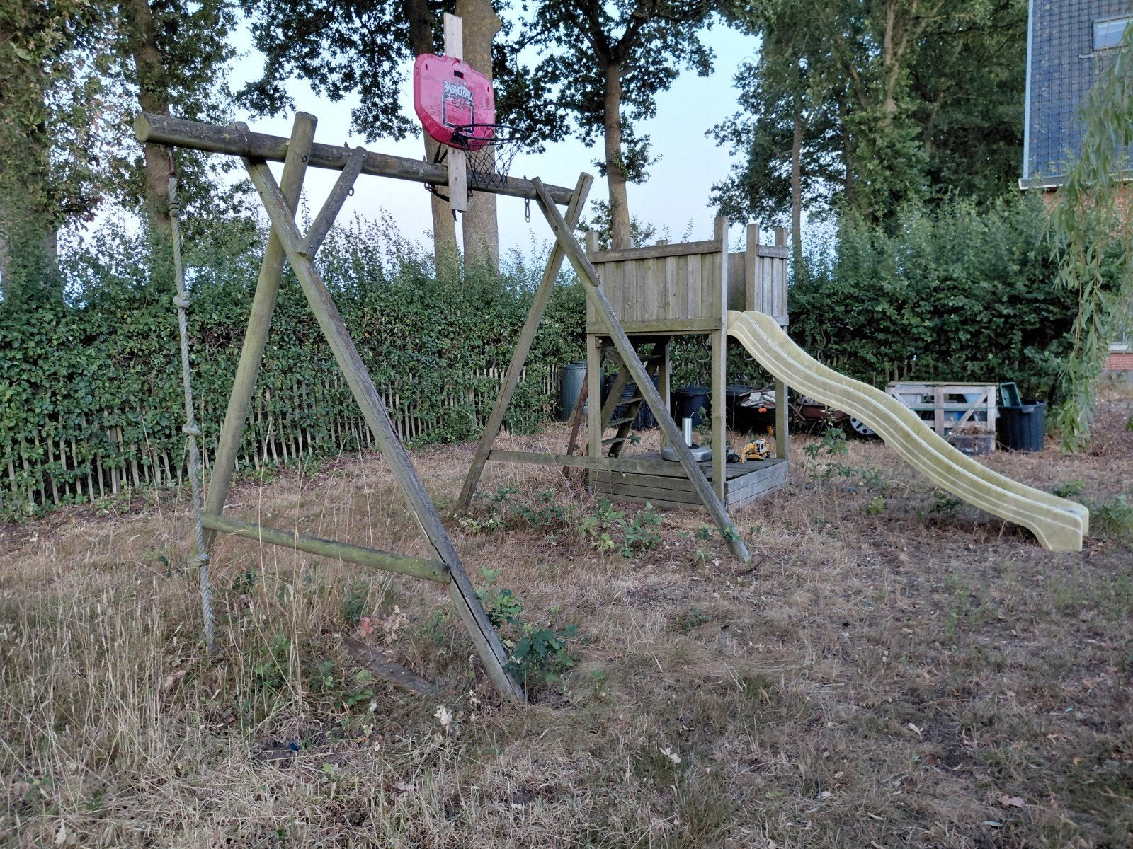 speeltoren en schommel, Ophalen, Gebruikt, Schommel