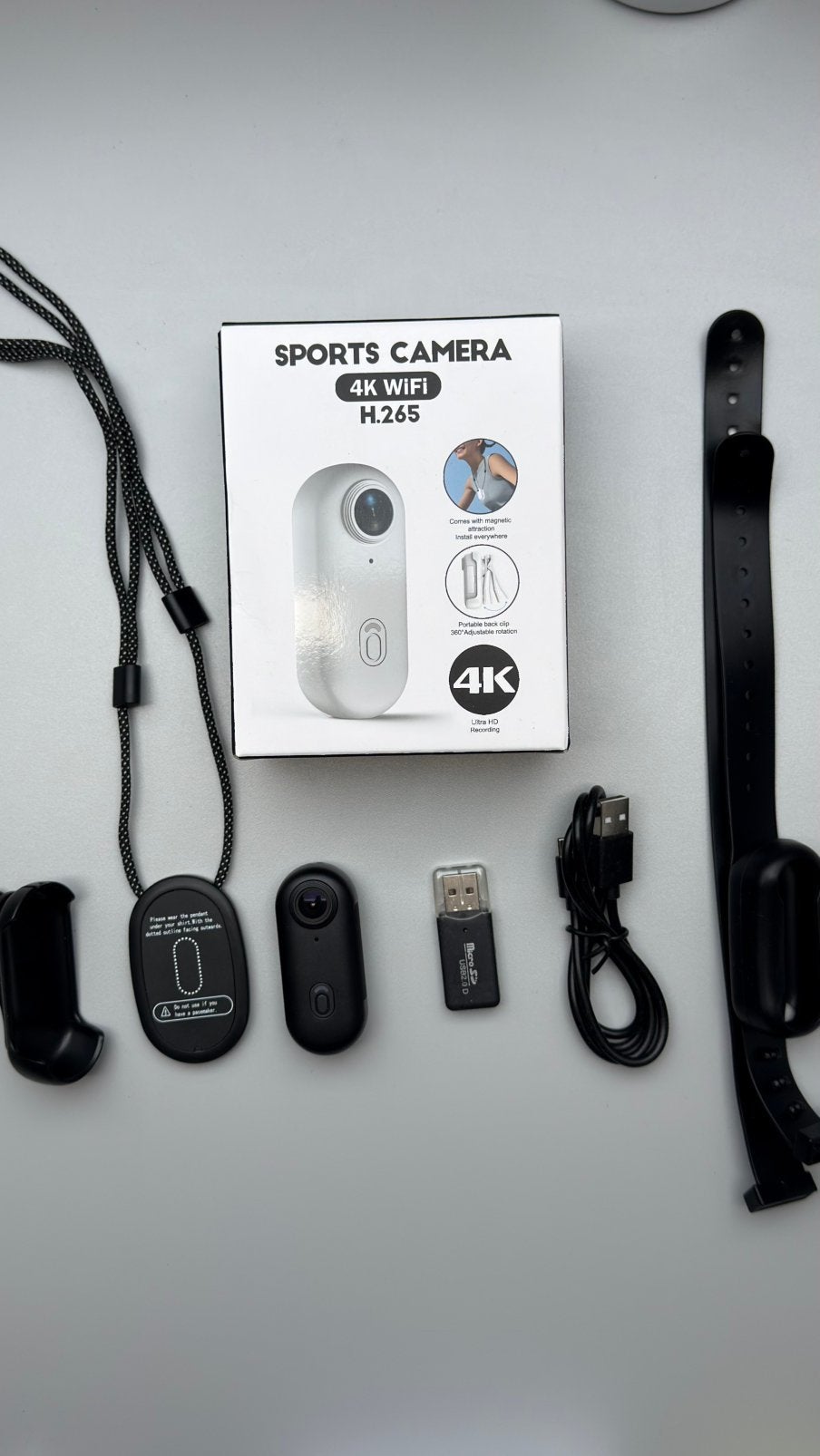Sport camera 4K, TV, Hi-fi & Vidéo, Enlèvement, Neuf