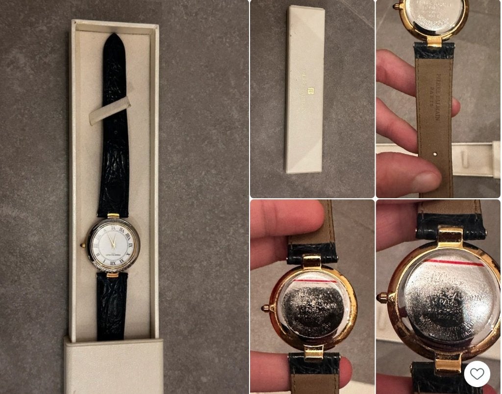 Pierre Balmain Paris horloge, Bijoux, Sacs & Beauté, Montres | Anciennes | Antiquités, Montre-bracelet, Autres marques, Enlèvement ou Envoi