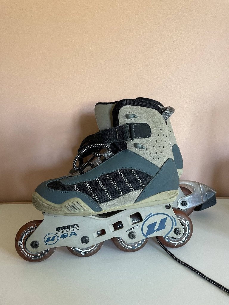 Vintage Ultra Wheels USA inline skatesABEC 3 – 76 mm – 90/00, Overige merken, Gebruikt, Ophalen of Verzenden, Inline skates 4 wielen