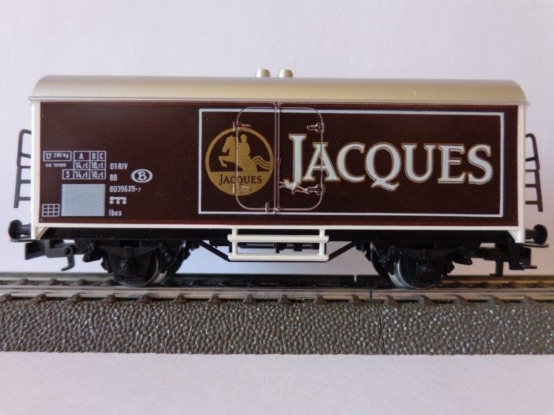 Marklin ho sncb/nmbs Wagon pub 'CHOCOLAT JACQUES'., Enlèvement ou Envoi, Neuf, Wagon, Märklin