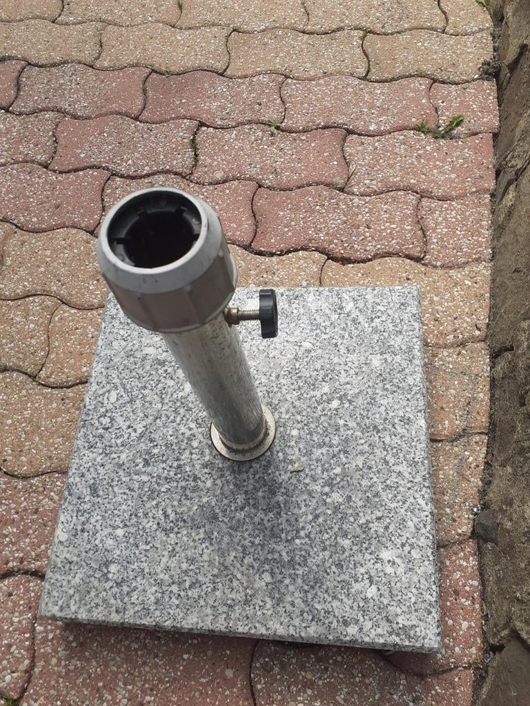 Pied de parasol socle en marbre