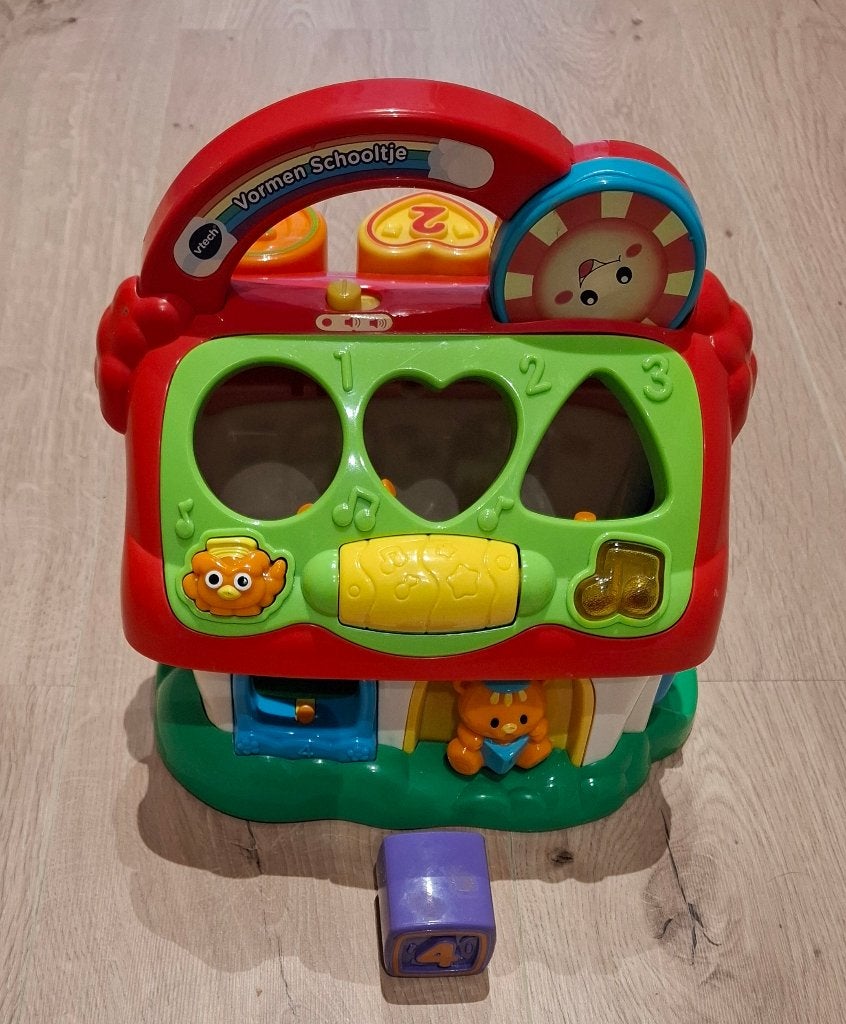 V-tech vormenschooltje. Prima staat!, Kinderen en Baby's, Speelgoed | Vtech, Ophalen of Verzenden, Zo goed als nieuw