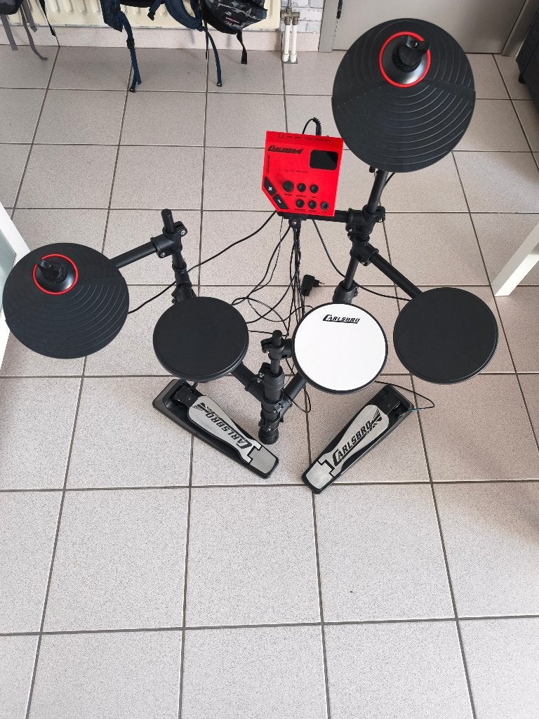 Carlsbro Club100 beginner elektrisch drumstel, Musique & Instruments, Batteries & Percussions, Enlèvement, Comme neuf, Autres marques