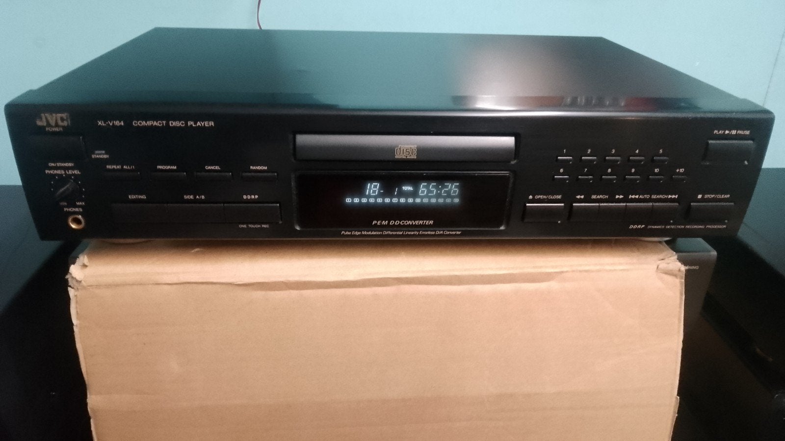 Prachtige cd speler JVC volledig na gezien koopje, TV, Hi-fi & Vidéo, Lecteurs CD, Enlèvement, JVC
