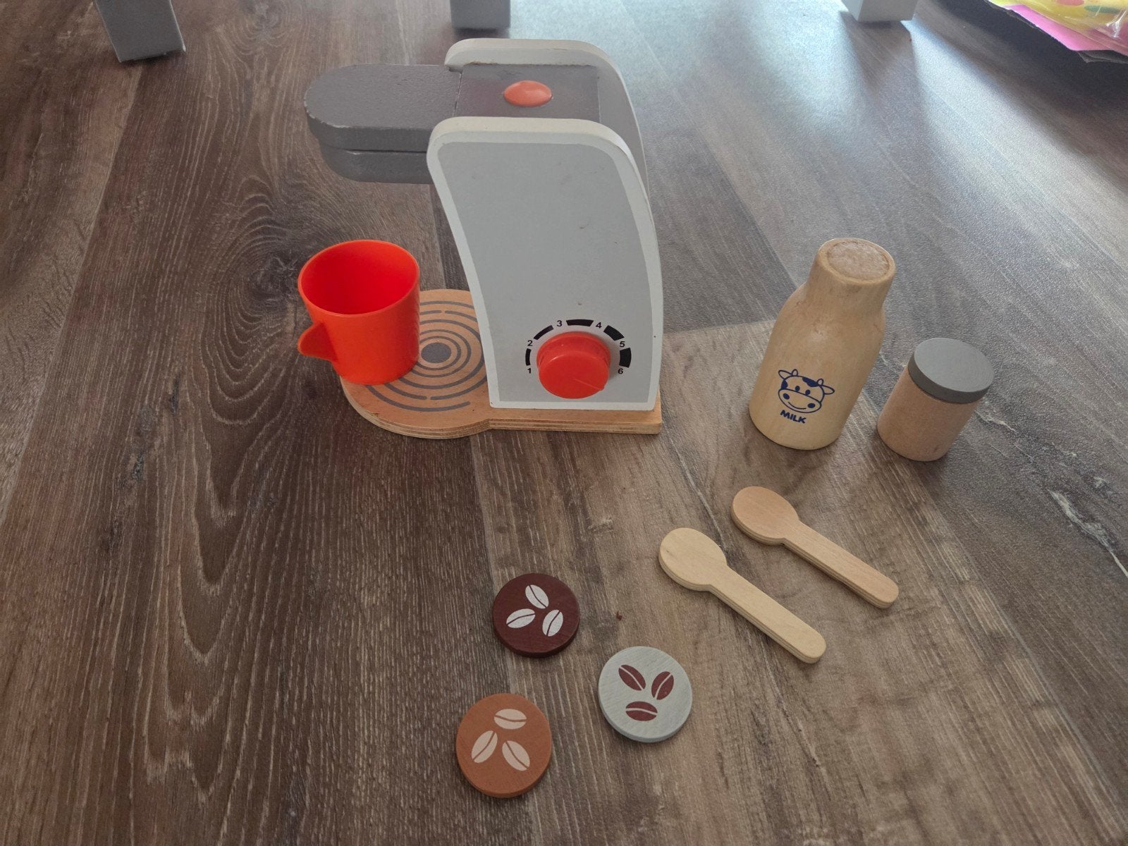 Koffiemachine Houten speelgoed, Ophalen of Verzenden, Gebruikt, Overige typen