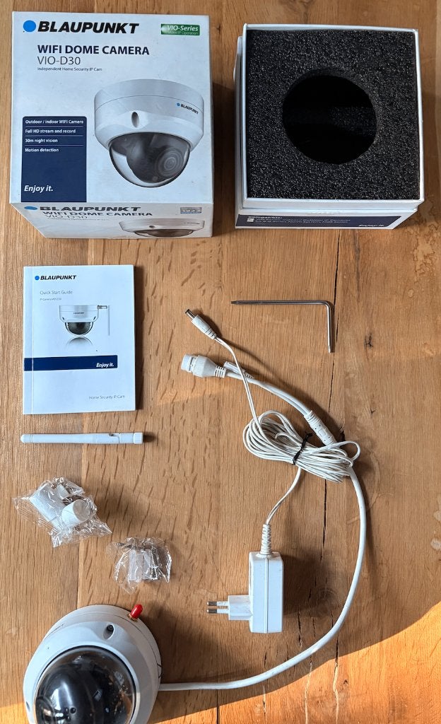 Blaupunkt VIO-D30 Full HD dome beveiligingscamera, TV, Hi-fi & Vidéo, Caméras de surveillance, Enlèvement ou Envoi, Comme neuf