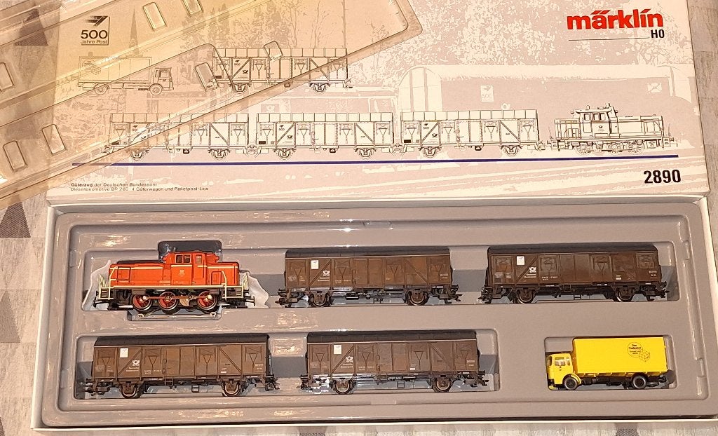 Marklin H0 2890 Treinset Duitse Bundespost “500 Jarhre post”, Enlèvement ou Envoi, Comme neuf, Set de Trains, Analogique