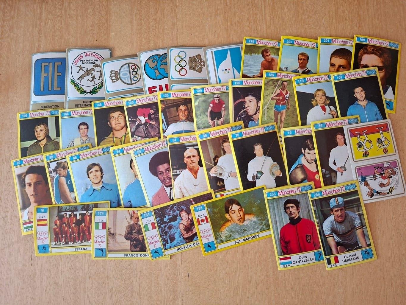 Munchen 72  panini    37stickers, Ophalen of Verzenden