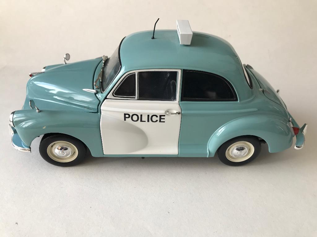Minichamps Morris Minor Police 1:18, Ophalen of Verzenden, Zo goed als nieuw, Auto, MiniChamps