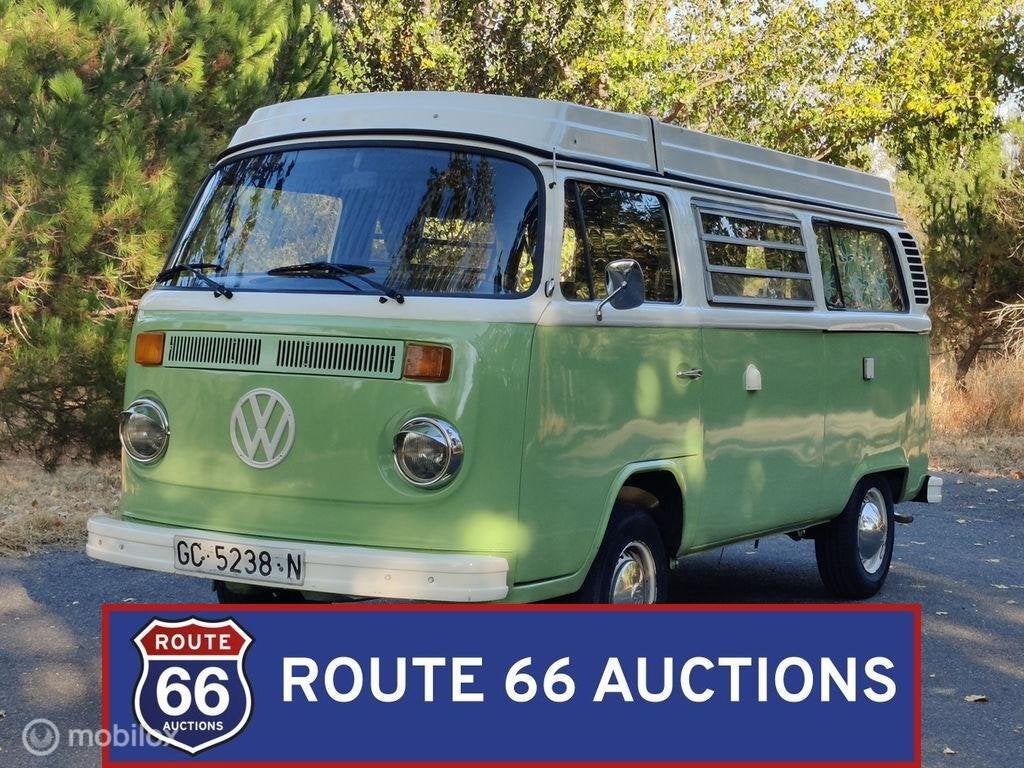 Volkswagen T2 Westfalia Berlin | 1979 | Route 66 Auctions, Auto's, Oldtimers, Volkswagen, Zwart, Bedrijf, Handgeschakeld